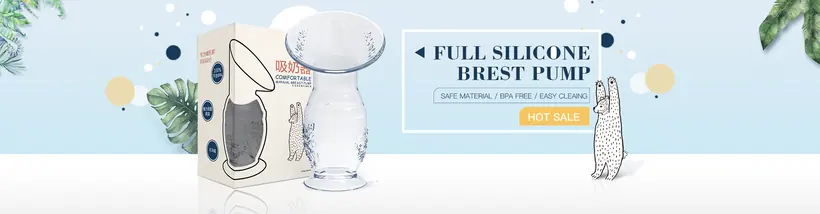 Full silicone breast pump by RoRo Baby