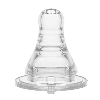 100% Food Grade Silicone BPA Free Standard Neck Baby Nipple view 2
