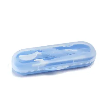 Baby Silicone Spoon And Fork Set Feeding Spoon view 4