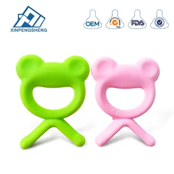 Full Silicone Teether Frog