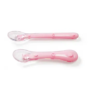 Silicone Spoon Baby Spoon Newborn Infant Feeding Spoon view 3