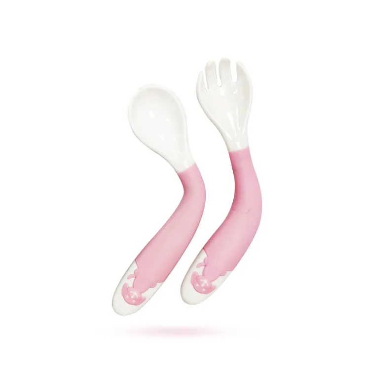 Newborn Infant Feeding Bottle Spoon Set Baby Silicone Spoon