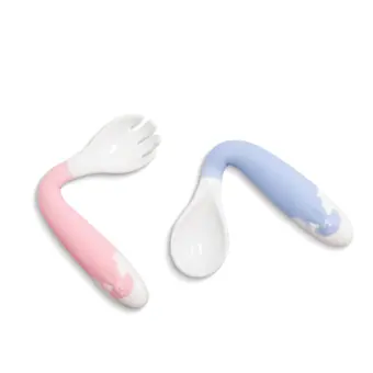 Newborn Infant Feeding Bottle Spoon Set Baby Silicone Spoon view 3