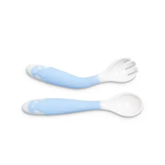 Newborn Infant Feeding Bottle Spoon Set Baby Silicone Spoon view 5