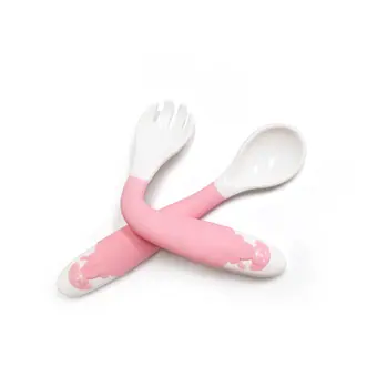 Newborn Infant Feeding Bottle Spoon Set Baby Silicone Spoon view 6