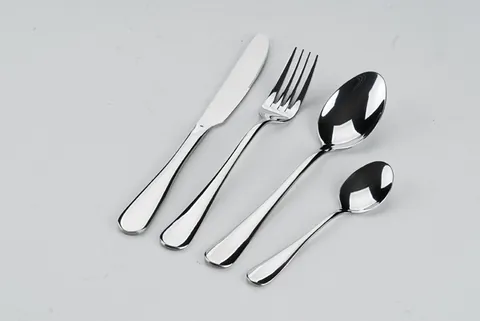 TS09002 24 pcs Stainless Steel Machine Polish Flatware Cutlery Tableware