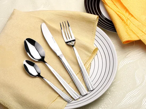 TS0919 24 pcs Stainless Steel Mirror Polish Flatware Cutlery Tableware