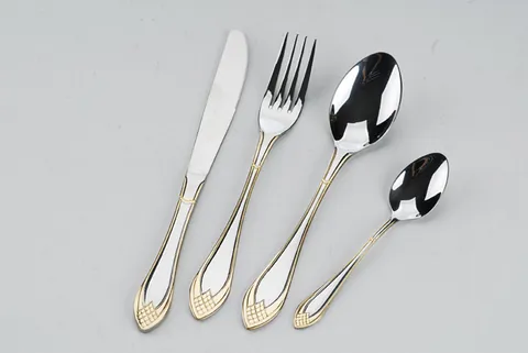 TS0901 Stainless Steel Gold Flatware Cutlery Tableware