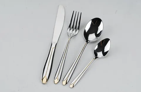 TS0909 Stainless Steel Gold Flatware Cutlery Tableware