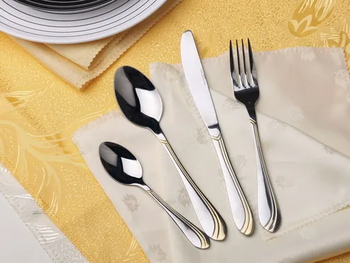 TS0929 Stainless Steel Gold Flatware Cutlery Tableware