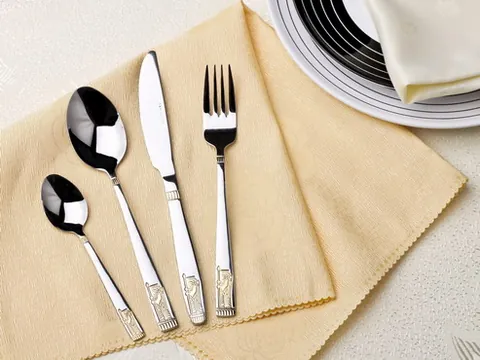 TS0960 Stainless Steel Gold Flatware Cutlery Tableware