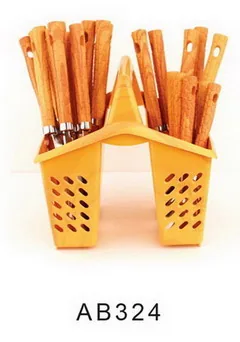 AB324 Wooden Handle Cutlery Flatware Kitchenware Tableware