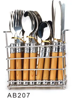 AB207 Wooden Handle Cutlery Flatware Kitchenware Tableware