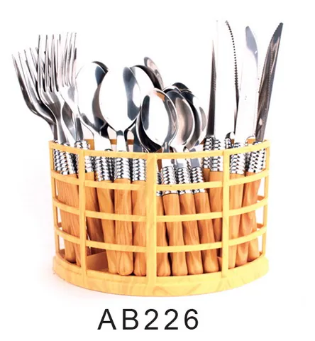 AB226 Wooden Handle Cutlery Flatware Kitchenware Tableware