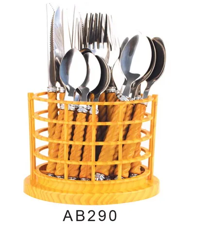 AB290 Wooden Handle Cutlery Flatware Kitchenware Tableware