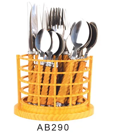 AB290 Wooden Handle Cutlery Flatware Kitchenware Tableware