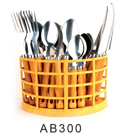 AB300 Wooden Handle Cutlery Flatware Kitchenware Tableware