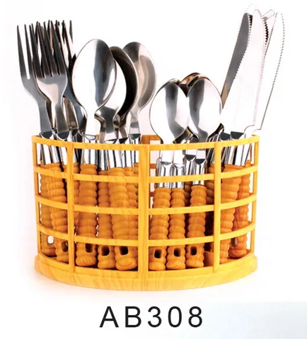 AB308 Wooden Handle Cutlery Flatware Kitchenware Tableware