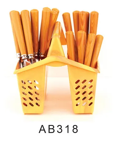 AB318 Wooden Handle Cutlery Flatware Kitchenware Tableware