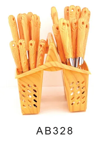 AB328 Wooden Handle Cutlery Flatware Kitchenware Tableware