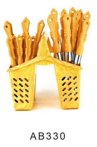 AB330 Wooden Handle Cutlery Flatware Kitchenware Tableware