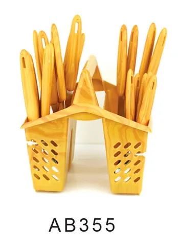 AB355 Wooden Handle Cutlery Flatware Kitchenware Tableware