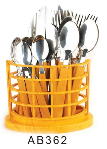 AB362 Wooden Handle Cutlery Flatware Kitchenware Tableware