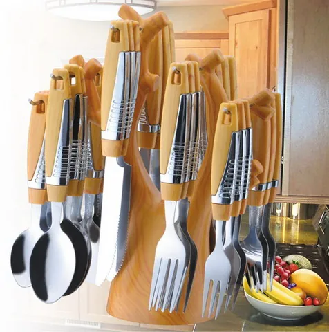 AB573 Wooden Handle Cutlery Flatware Kitchenware Tableware