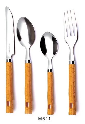 M611 Wooden Handle Cutlery Flatware Kitchenware Tableware