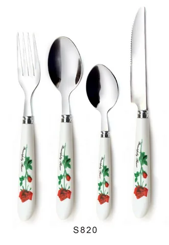 S820 Ceramic Handle Cutlery Flatware Kitchenware Tableware