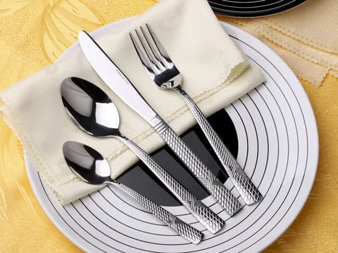 TS0911 24 pcs Stainless Steel Mirror Polish Flatware Cutlery Tableware