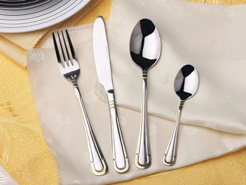 TS0912 24 pcs Stainless Steel Mirror Polish Flatware Cutlery Tableware