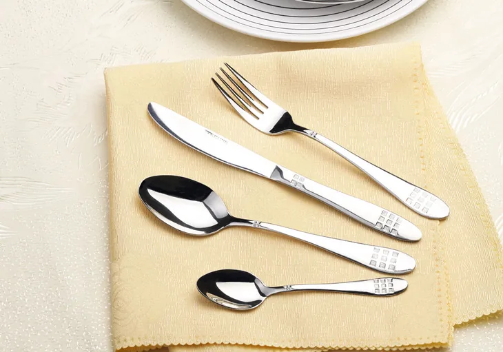 TS0914 24 pcs Stainless Steel Mirror Polish Flatware Cutlery Tableware