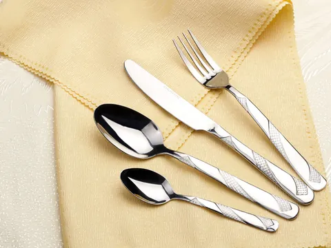 TS0915 24 pcs Stainless Steel Mirror Polish Flatware Cutlery Tableware