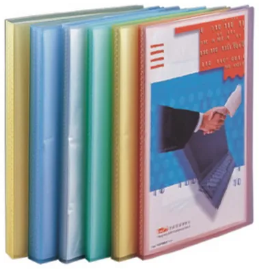 Trans Display Book — Display Book manufactured by Sanhua Stationery in Guangzhou