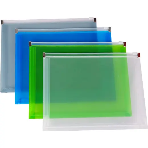 zipper File Bag — File Bag manufactured by Sanhua Stationery