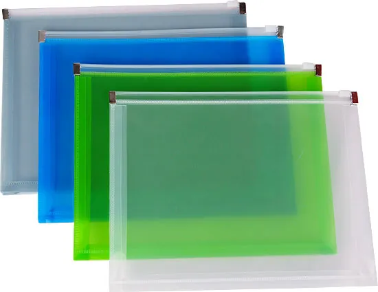 zipper File Bag — File Bag manufactured by Sanhua Stationery in Guangzhou