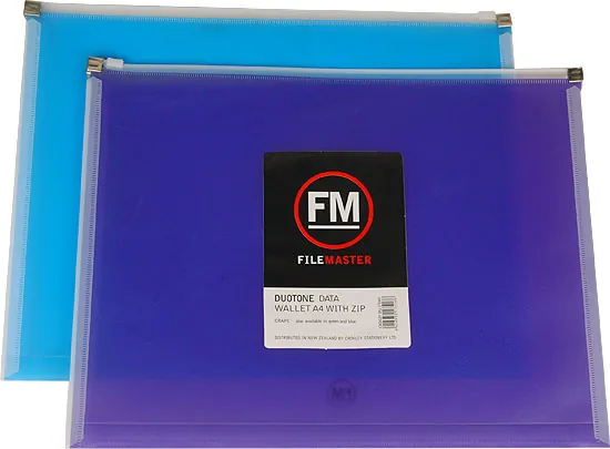 Zipper File Bag-1 — File Bag manufactured by Sanhua Stationery in Guangzhou