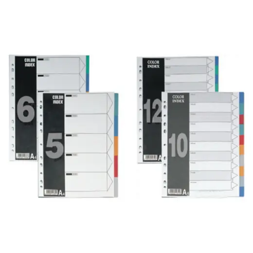 Index Divider-5 — Index Divider manufactured by Sanhua Stationery