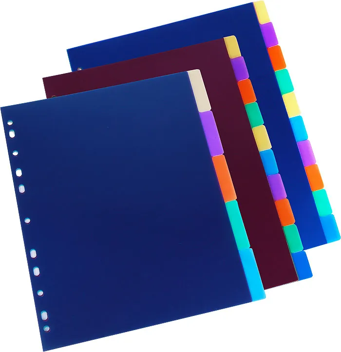 Index Divider-2 — Index Divider manufactured by Sanhua Stationery in Guangzhou