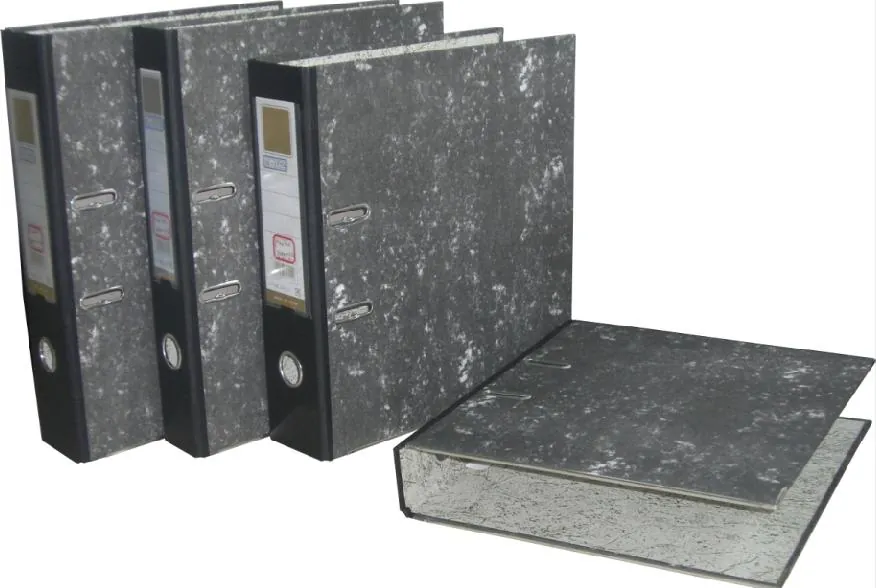Marble Lever Arch File — Paper Lever Arch File manufactured by Sanhua Stationery in Guangzhou