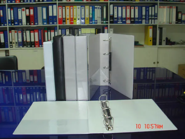 PVC Ring Binder — PVC Lever Arch File manufactured by Sanhua Stationery in Guangzhou