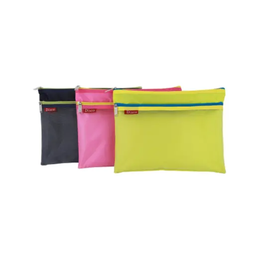 Soft and Smooth Zip Bag — Double Pockets Bag manufactured by Sanhua Stationery