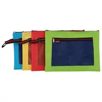 Double Pockets Zipper Bag manufactured by Sanhua Stationery
