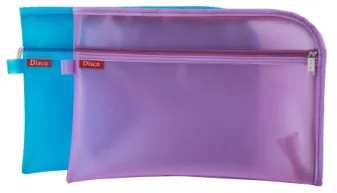 Waterproof Zipper Bag — Double Pockets Bag manufactured by Sanhua Stationery in Guangzhou