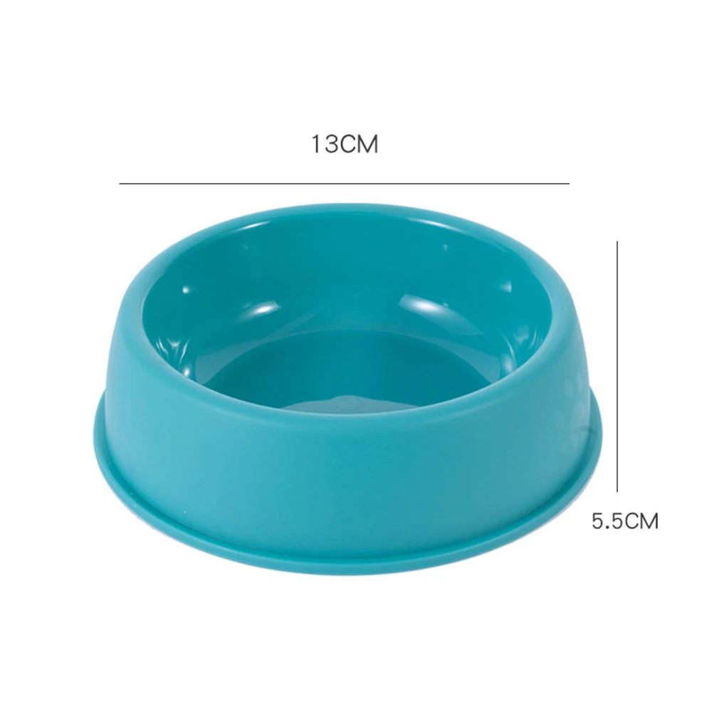 A teal plastic bowl with a wide base, shown against a white background.