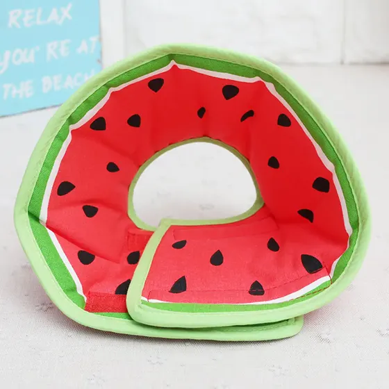 Watermelon print fabric neck cooling ring product photo