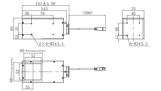 Collimated Coaxial Lights