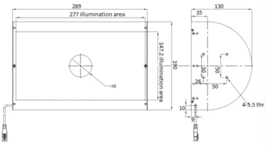 Tunnel Lights Area Scan SBS-TUA205