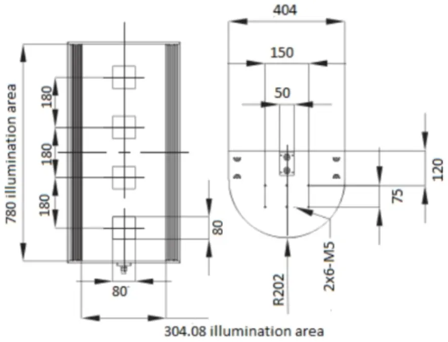 Tunnel Lights Area Scan SBS-TUA404